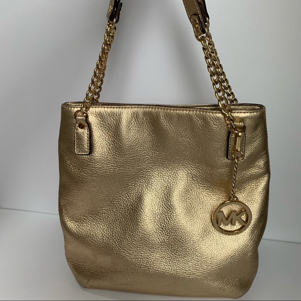 Michael Kors Gold Handbag